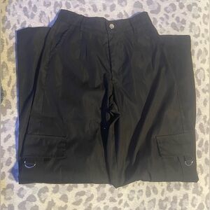 Black cargo pants